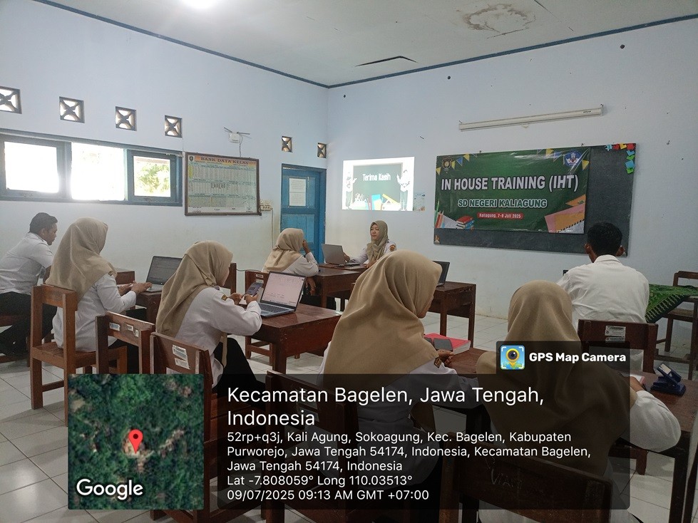 Kegiatan In House Training (IHT) SDN Kaliagung