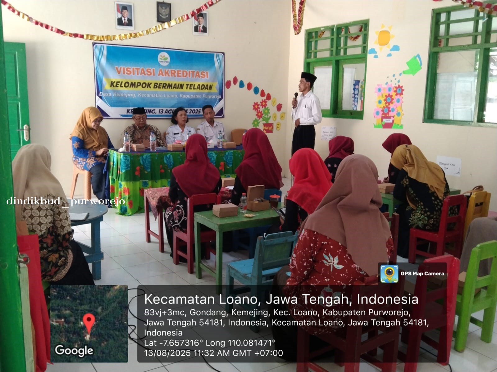 Visitasi Akreditasi  PAUD tahun 2025 di KB Teladan 