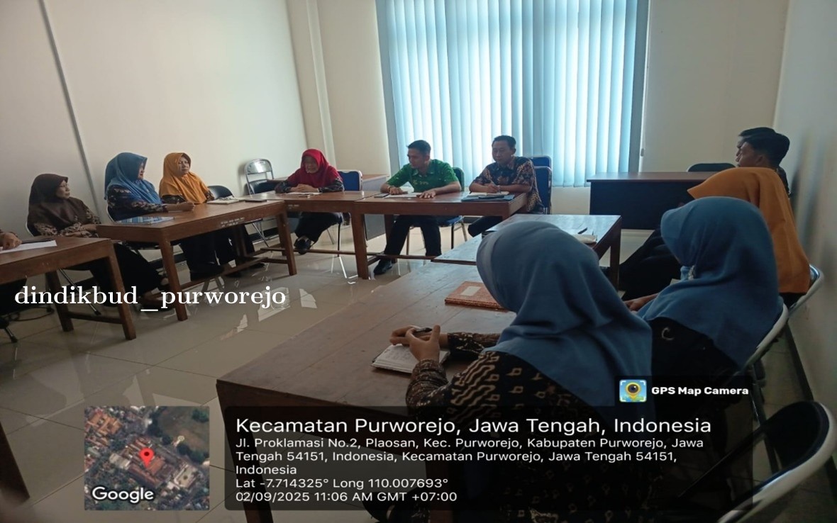 KOORDINASI BIDANG PENDIDIK DAN TENAGA KEPENDIDIKAN DINAS PENDIDIKAN DAN KEBUDAYAAN KABUPATEN PURWOREJO
