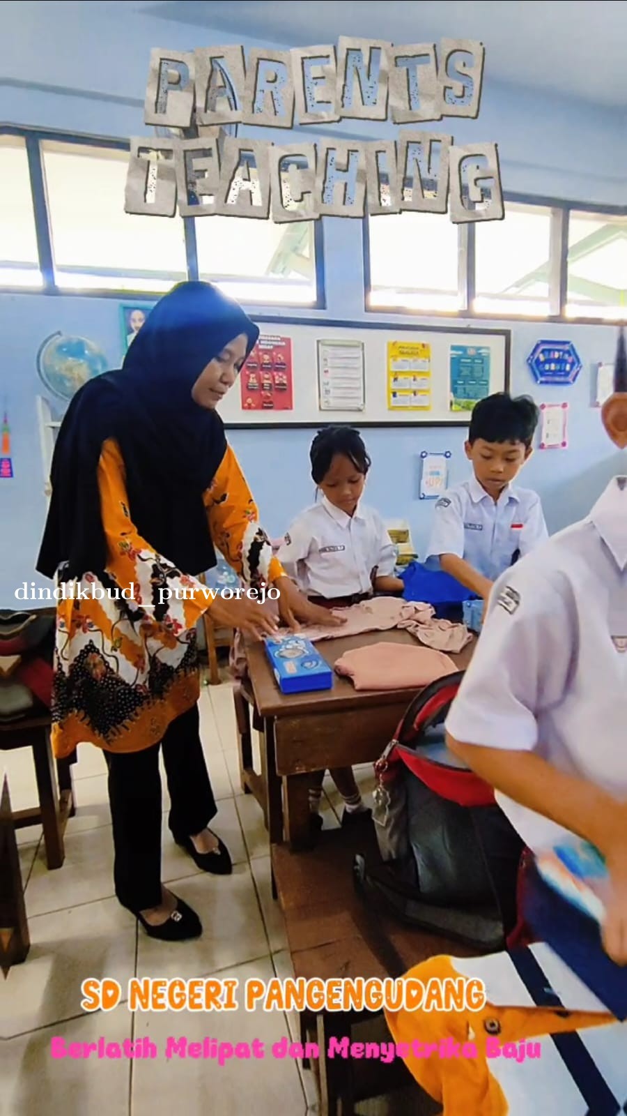 SD NegSD Negeri Pangengudang Gelar Kegiatan Parent Teaching Perkuat Sinergi Orang Tua dan Sekolah