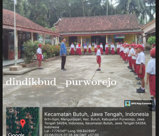 UPACARA HARI LAHIR PANCASILA SD NEGERI MANGUNJAYAN, KECAMATAN BUTUH, KABUPATEN PURWOREJO