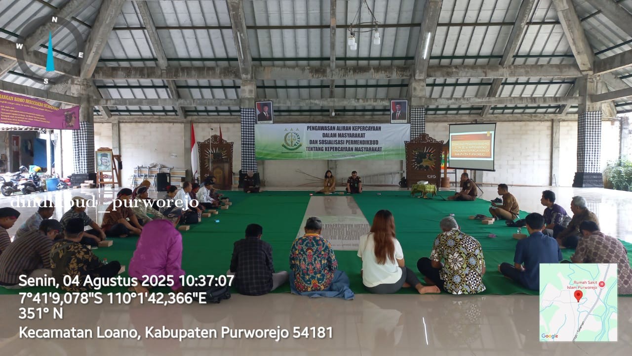 Dindikbud Kabupaten Purworejo Menjadi Narasumber Pada Kegiatan Pengawasan Aliran Kepercayaan dalam Masyarakat dan Sosialisasi Permendikbud tentang Kepercayaan Masyarakat