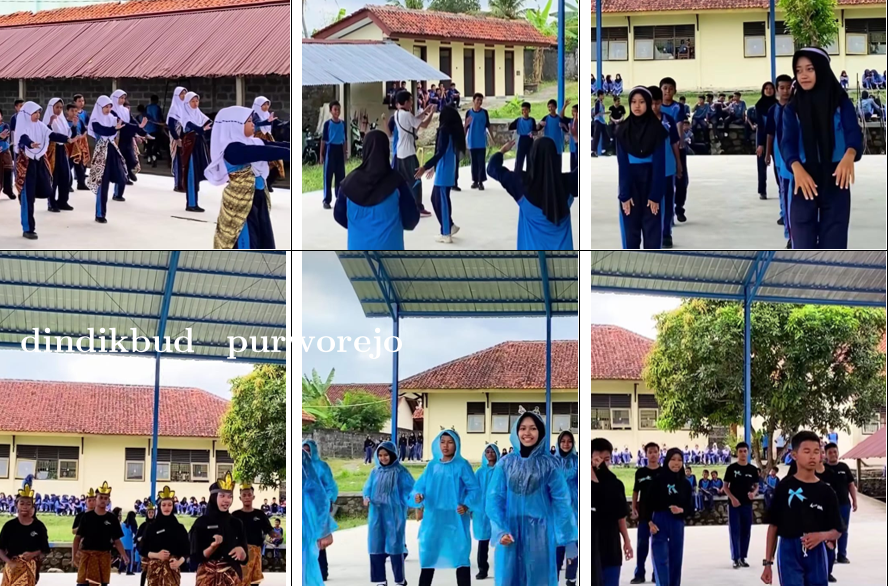 Sambut HAORNAS dengan kegiatan lomba senam Anak Indonesia Hebat