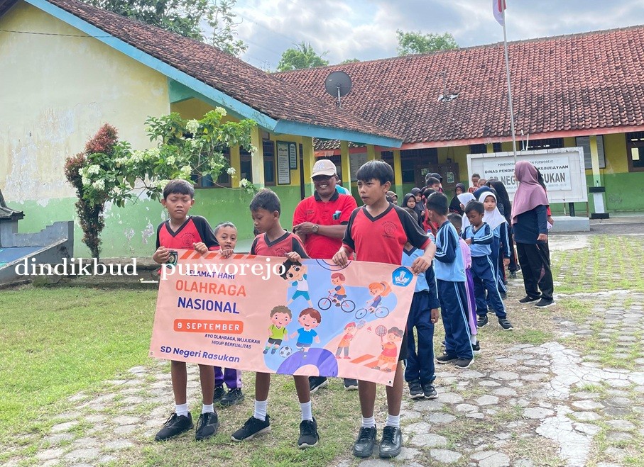 Peringatan Hari Olahraga Nasional SD Negeri Rasukan