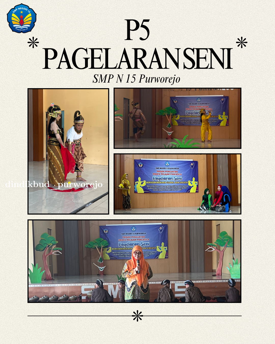 SMP NEGERI 15 PURWOREJO GELAR KARYA P5 PAGELARAN SENI