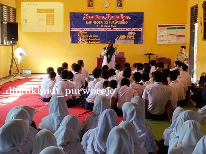 Pesantren Ramadan SMP Negeri 32 Purworejo Gandeng KUA Dan IPNU-IPPNU Kecamatan Kemiri
